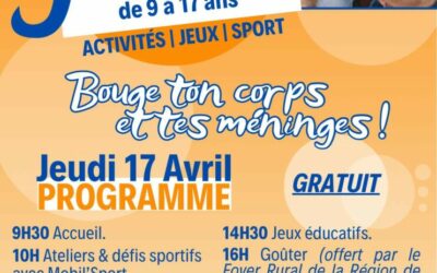 BOUGE TON CORPS ET TES MENINGES ! LE 17 AVRIL A TORNAC