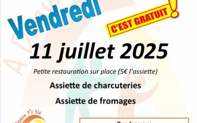 RANDO NOCTURNE LE 11 JUILLET 2025 AVEC ADEAUXMINO