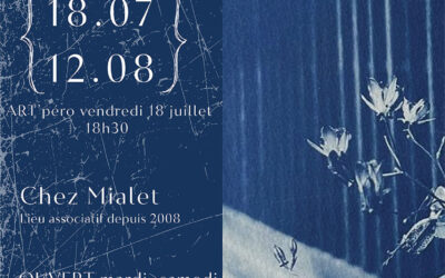 Chez Mialet : Expo Cyanotypes – Mélanie Molis