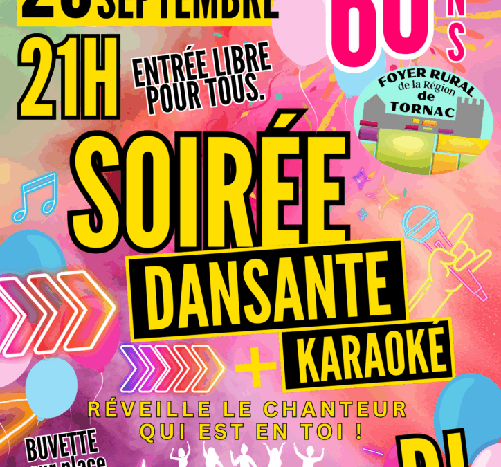 LE FOYER RURAL DE TORNAC FETE SES 60 ANS