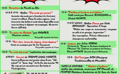 ON SE RETROUVE TOUS A MIALET LES 4/5 OCTOBRE POUR PAROLE EN FETE