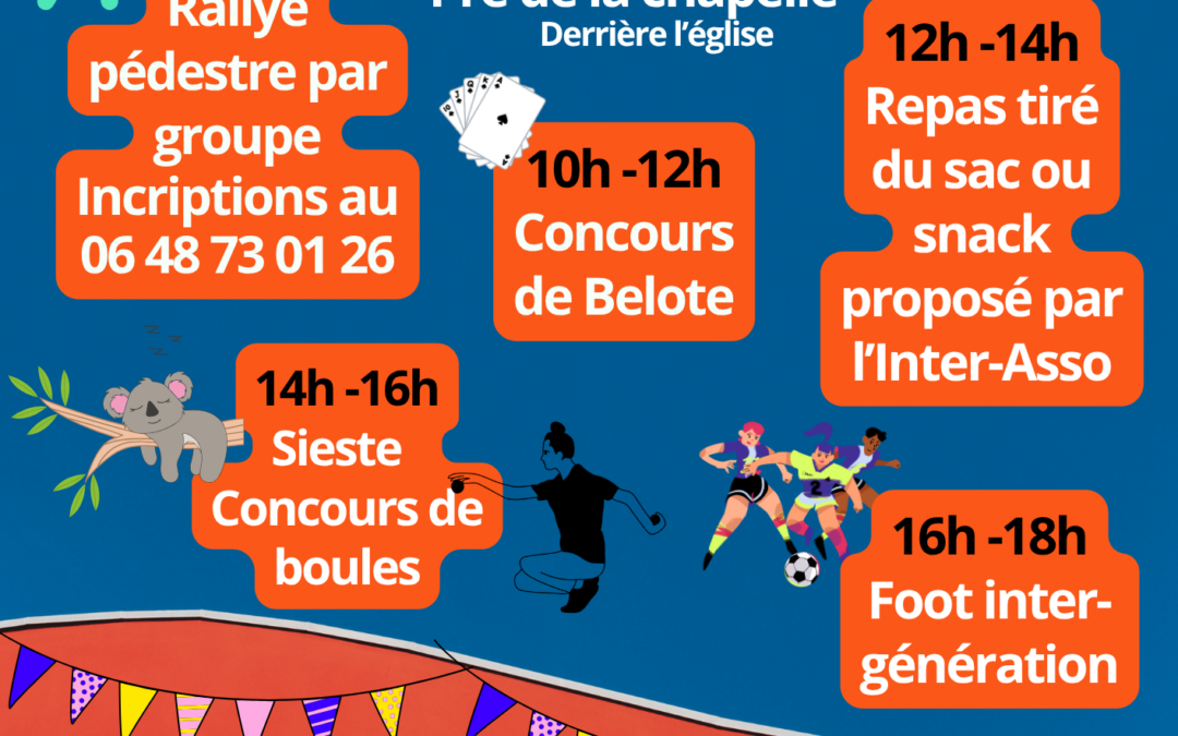 FETE INTER-ASSO LE 24 MAI AVEC POMPI’RURAL