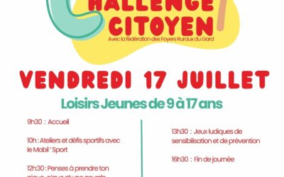 CHALLENGE CITOYEN VENDREDI 17 JUILLET 2026 A ST GENIES DE MALGOIRES