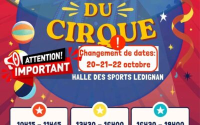 ARTS DU CIRQUE AVEC L’ALASC LES 20/21/22 OCTOBRE